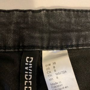 Black high rise jeans